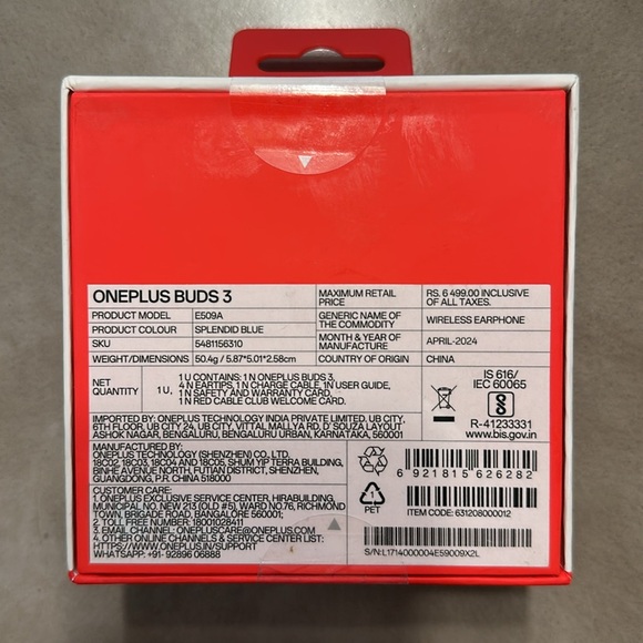 OnePlus Buds 3 - Splendid Blue - Picture 2 of 2